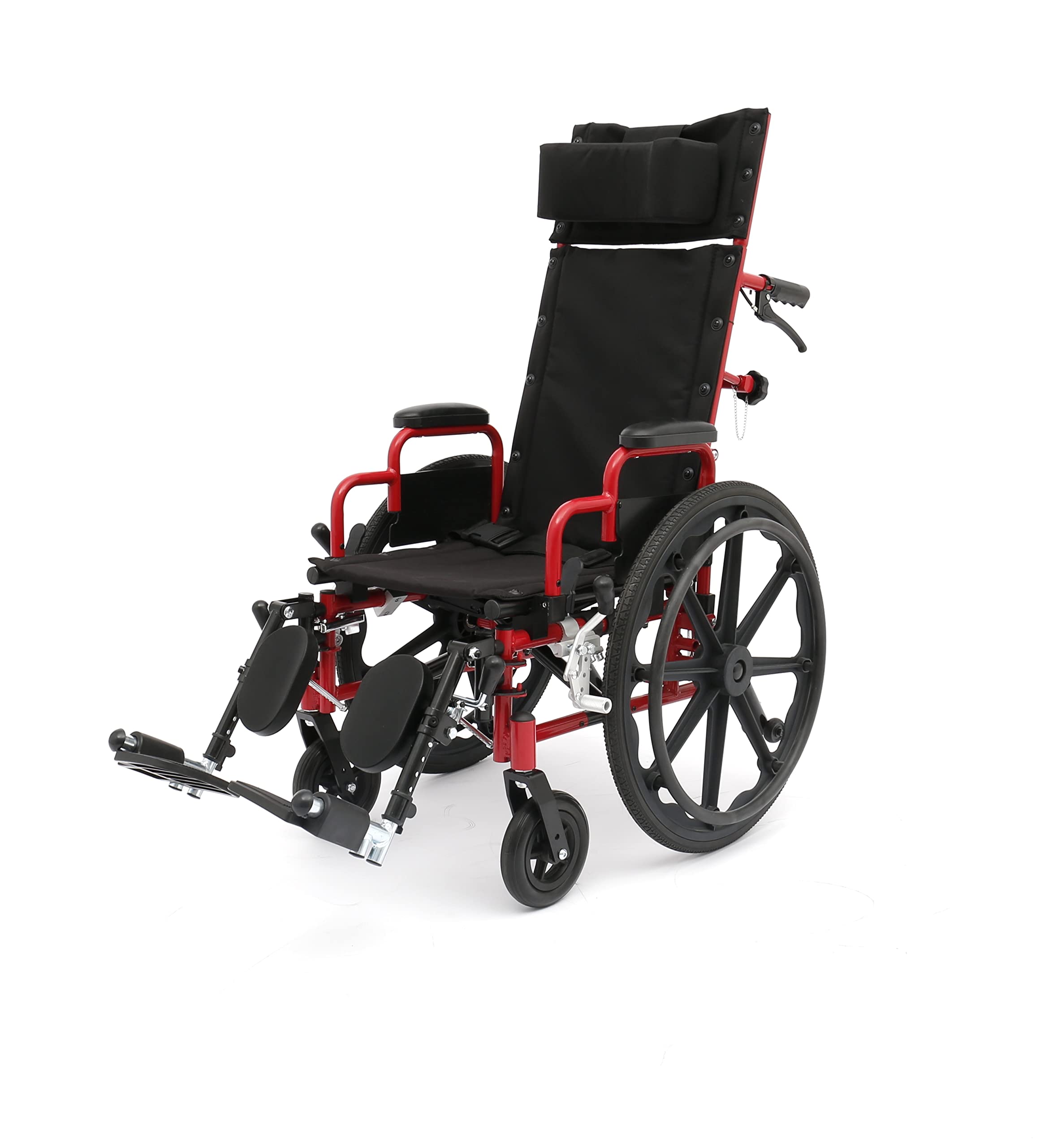 Circle Specialty Ziggo Pro 14" Reclining Manual Wheelchair for Kids, Young Adults. Foldable Design M