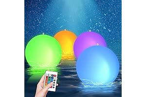 Gukkicco Solar Floating Pool Lights - Illuminate Your Summer Nights!