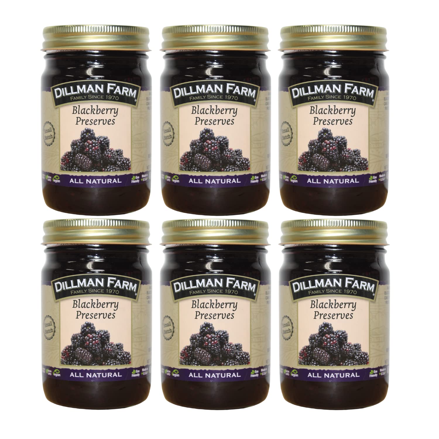 Amazon.com: Dillman Farm All Natural Blackberry Preserves - Gluten