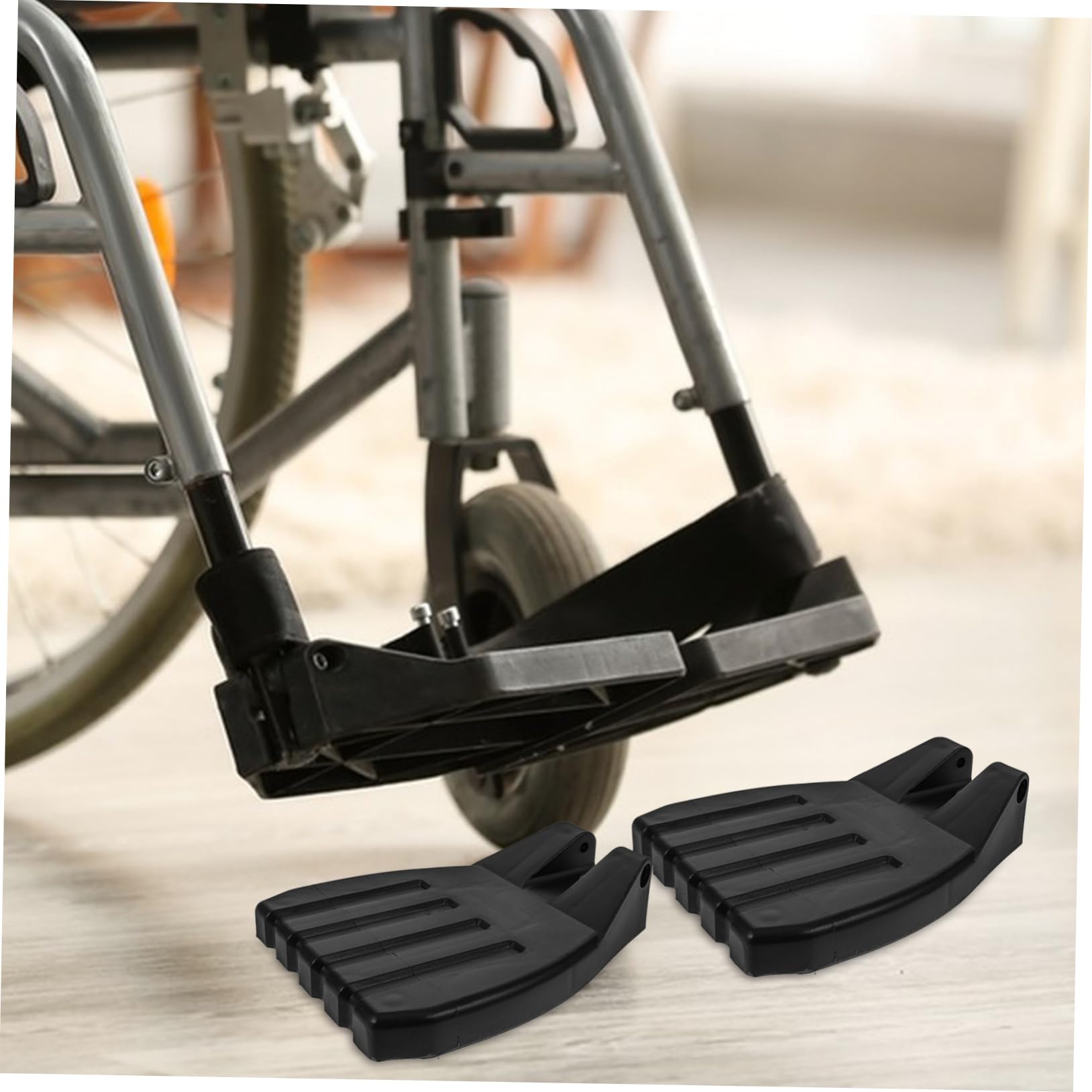 FRCOLOR 8 Piezas De Repuesto Para Reposapiés De Silla De Ruedas Reposapiés Para Silla De Ruedas Almohadillas Para Las Para a De as Pedal Elevador Para a