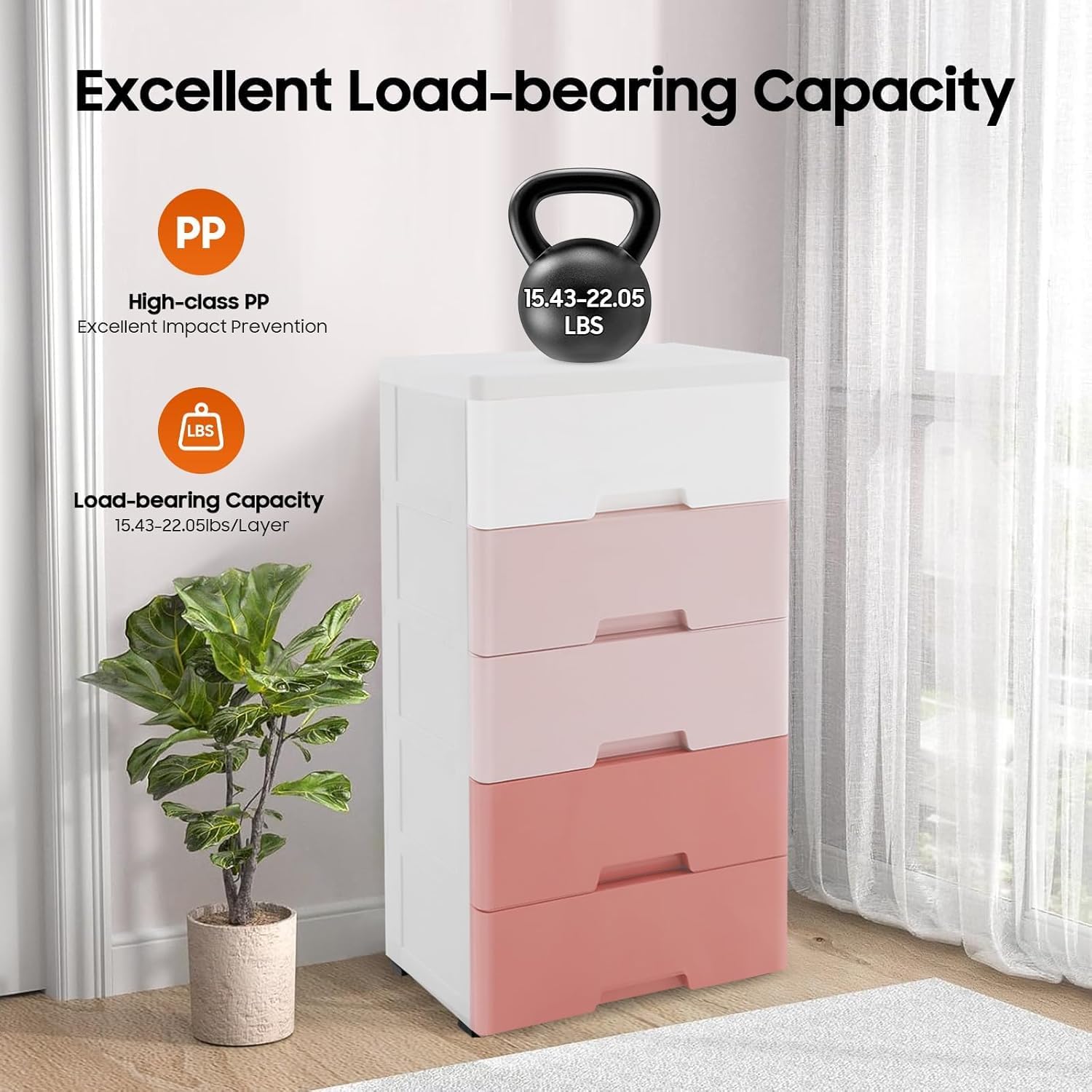 3 Drawer File Cabinet with Lock, Metal Vertical Filing Cabinets for Home Office Organizer Rolling File Cabinet with Lock and Wheels Under Desk Storage Cabinet (Pink)