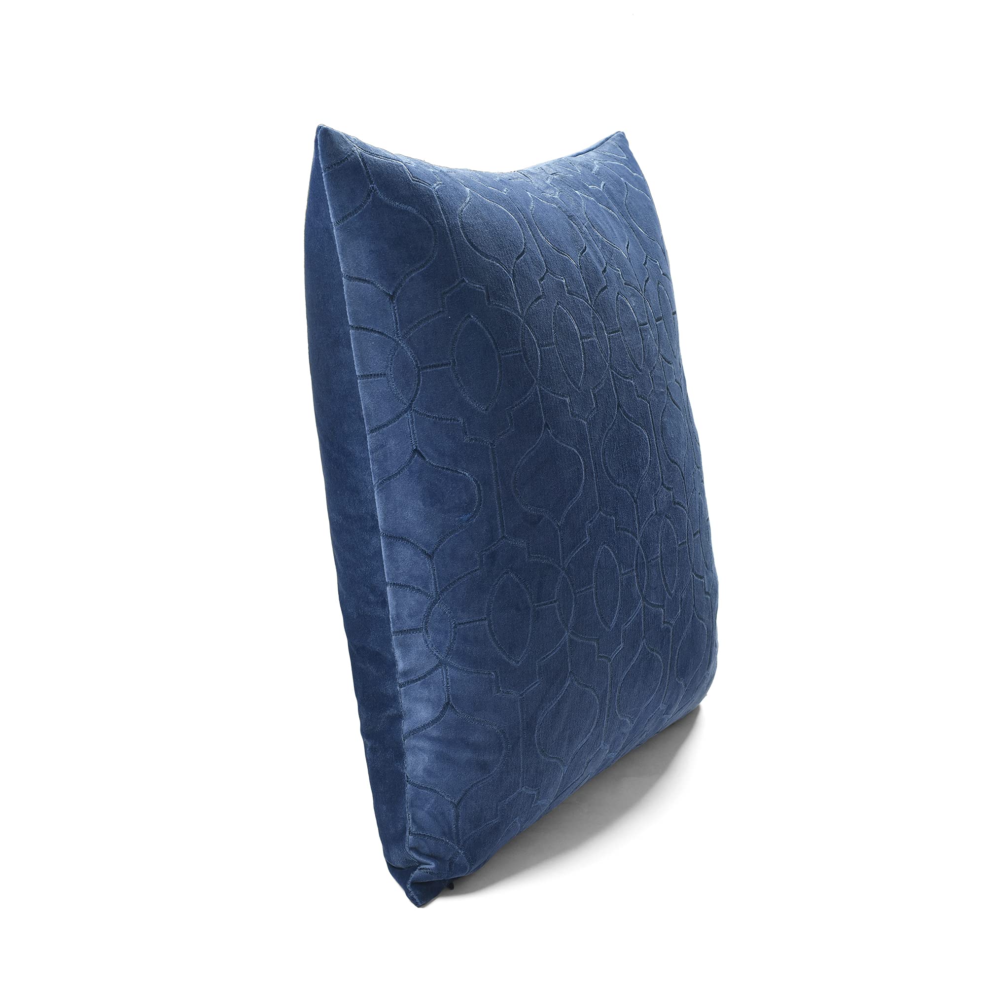 Federa Cuscino Decorativo Lush Yani 50x50 Cm – Cotone Blu Navy Geometrico - 6