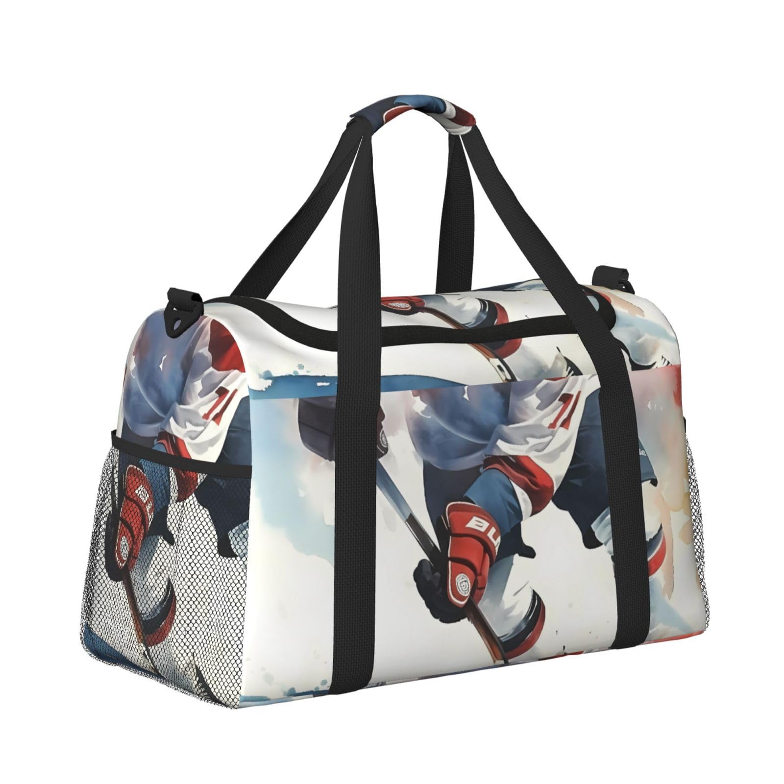 Sac de sport de hockey sur glace résistant à l'eau, sac de voyage, sac de sport, sac fourre-tout de sport et week-end pour homme et femme