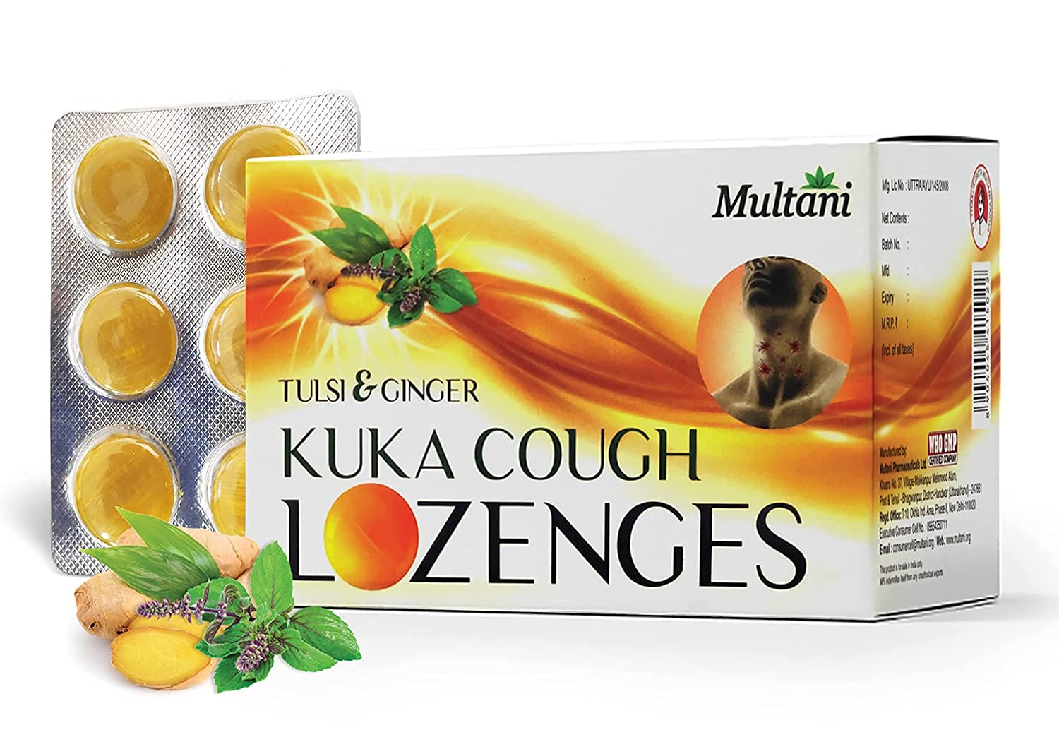 Buy Multani Kuka Cough Lozenges Ayurvedic Tulsi Drops Relief From