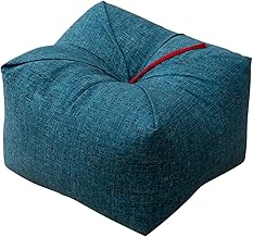 Emoor Made in Japan Natural Buckwheat Seiza Cushion Buckwheat Pillow Medium (8.7 x 8.7 x 5.1 inches / 22 x 22 x 13 cm) Waragi Ao