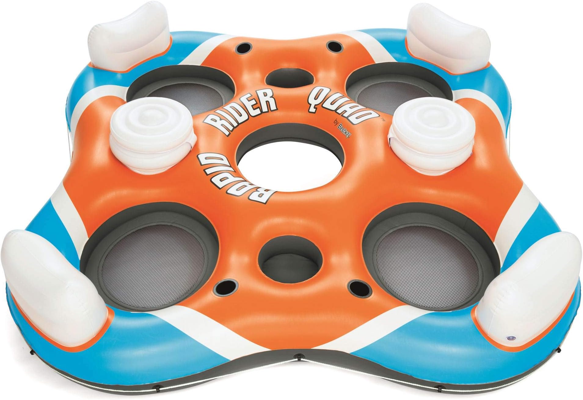 Bestway Rapid Rider 101" 4-Person Inflatable Island River Raft Float