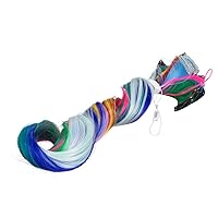 Vista 3 de SWACC 22 piezas de colores para fiestas con clip en extensiones de cabello multicolor