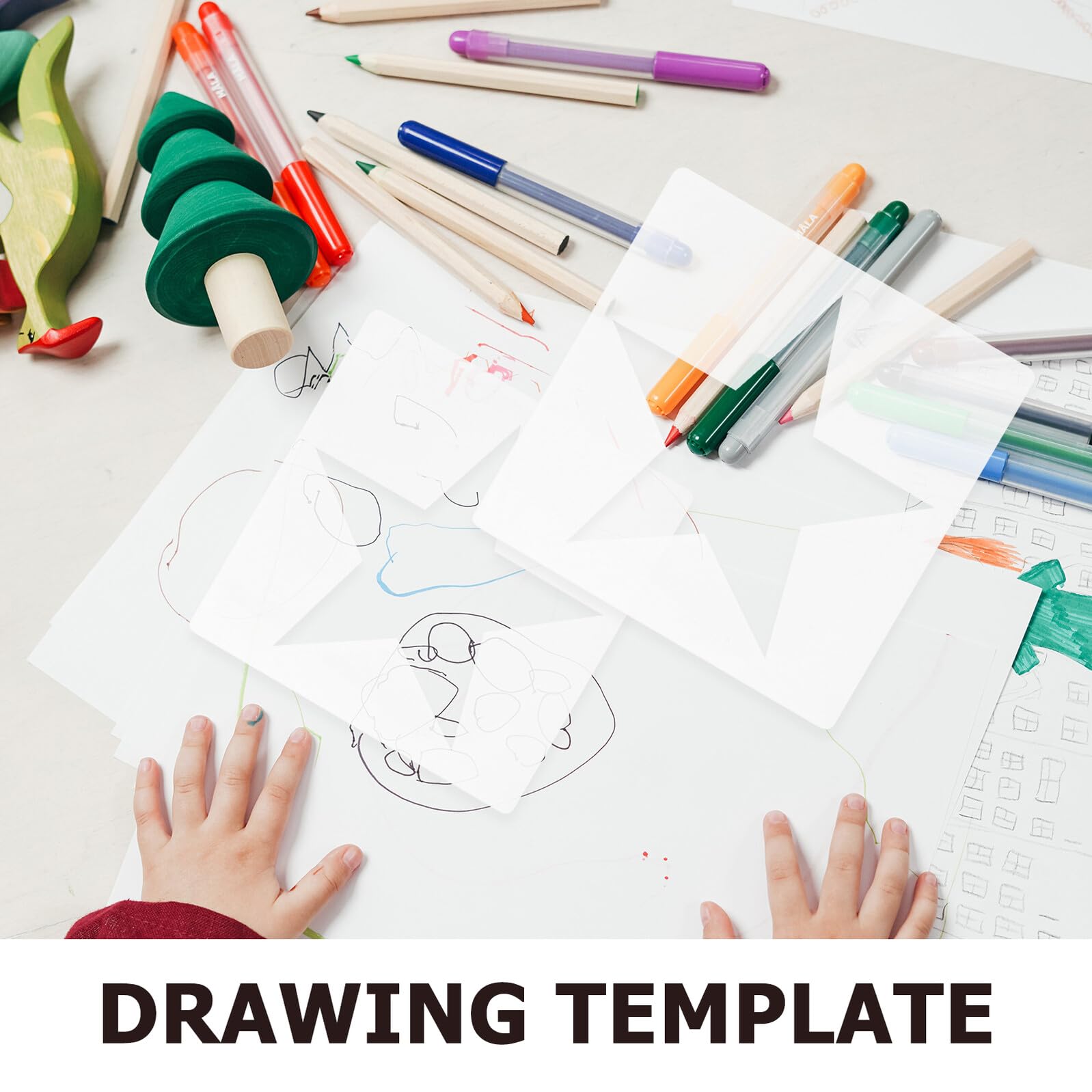 40 Pezzi Stencil per Pittura Muro Riutilizzabile in Plastica con Disegni Stella Flessibili e Lavabili per Decorazioni Creative e Disegno Sicuro su Pareti