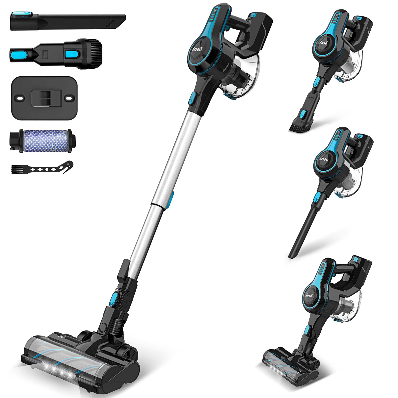 Buy INSE Cordless Vacuum Lightweight Stick Vacuum Powerful Rechargeable