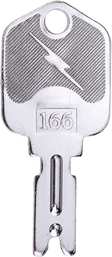 Vista 3 de ZTUOAUMA 10X Llaves de encendido 166 para Clark Yale Hyster Komatsu Gradall Gehl Crown 186304 51335040 A214062 1430 Hyster Carretilla elevadora 6