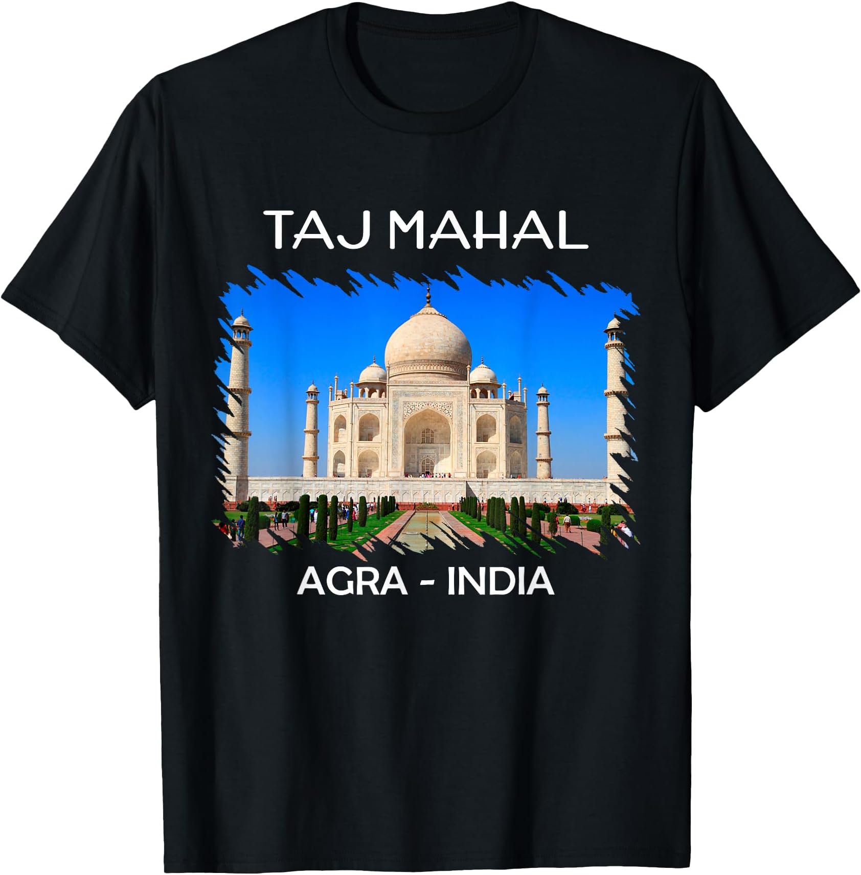 India Shirt - Taj Mahal Mausoleum - Tourist Travel T-Shirt T-Shirt