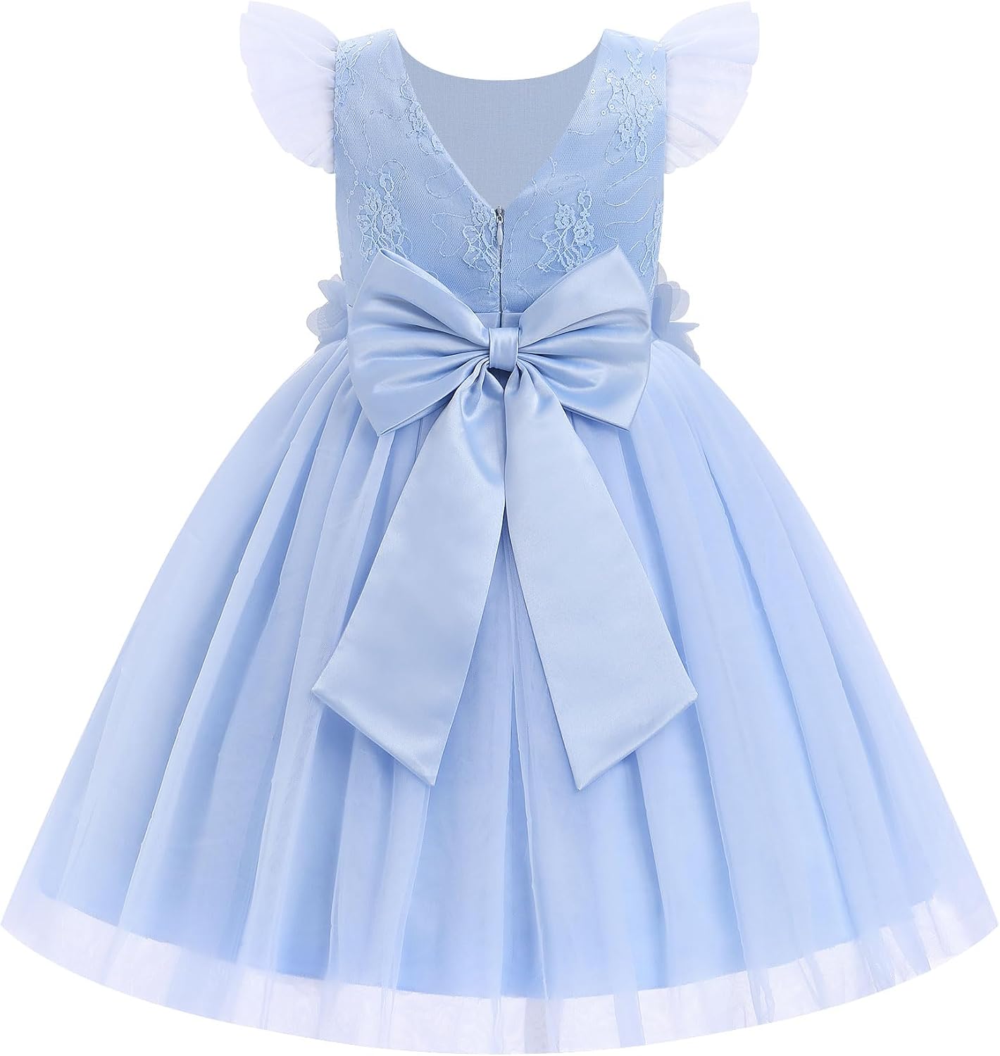 IBAKOM Toddler Princess Dress for Baby Girl Birthday Party Fall Dresses
