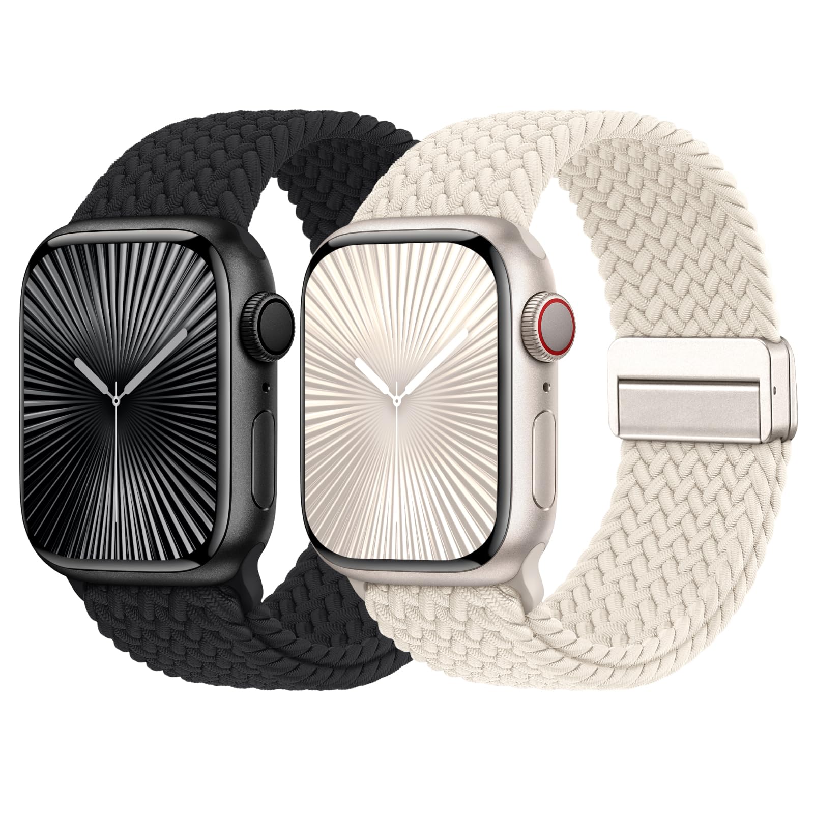 Amazon.com: Braided Stretchy Bands with Magnetic Clasp Compatible