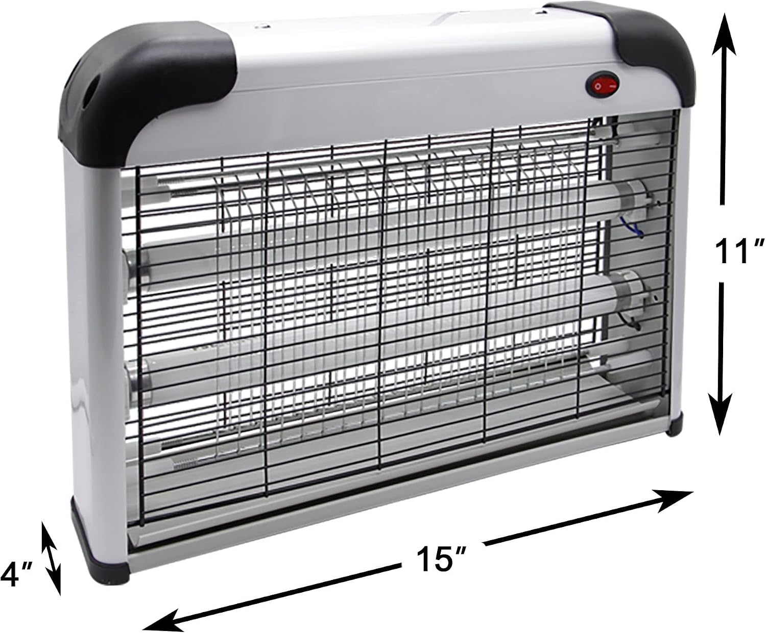 Lulu Home Electric Bug Zapper, Aluminium Indoor Insect Killer for Mosquito, Bug, Fly with Powerful 2800V Grid 20W Bulbs