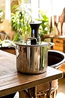 Vista 2 de Tuxton Home THBCZ2-SS9-B Chef Series Sous Vide Pot, 9.8 qt, Silver, 9.8-Quart Pot