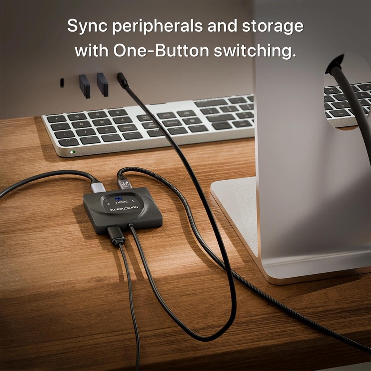 Switch KVM USB-C: utilizza Apple Studio Display/XDR con PS5, Switch, Mac (5K a 120Hz/6K a 60Hz) e PC Windows (4K a 60Hz), HDMI a USB-C Bridge, supporta fotocamera/microfono/audio/PD, LG