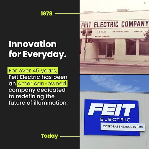 Miniatura 10 de Feit Electric Luz LED inteligente WiFi de 105 W, no requiere concentrador, Alexa o Google Assistant, 3000K/4000K/5000K Temperatura de color CCT