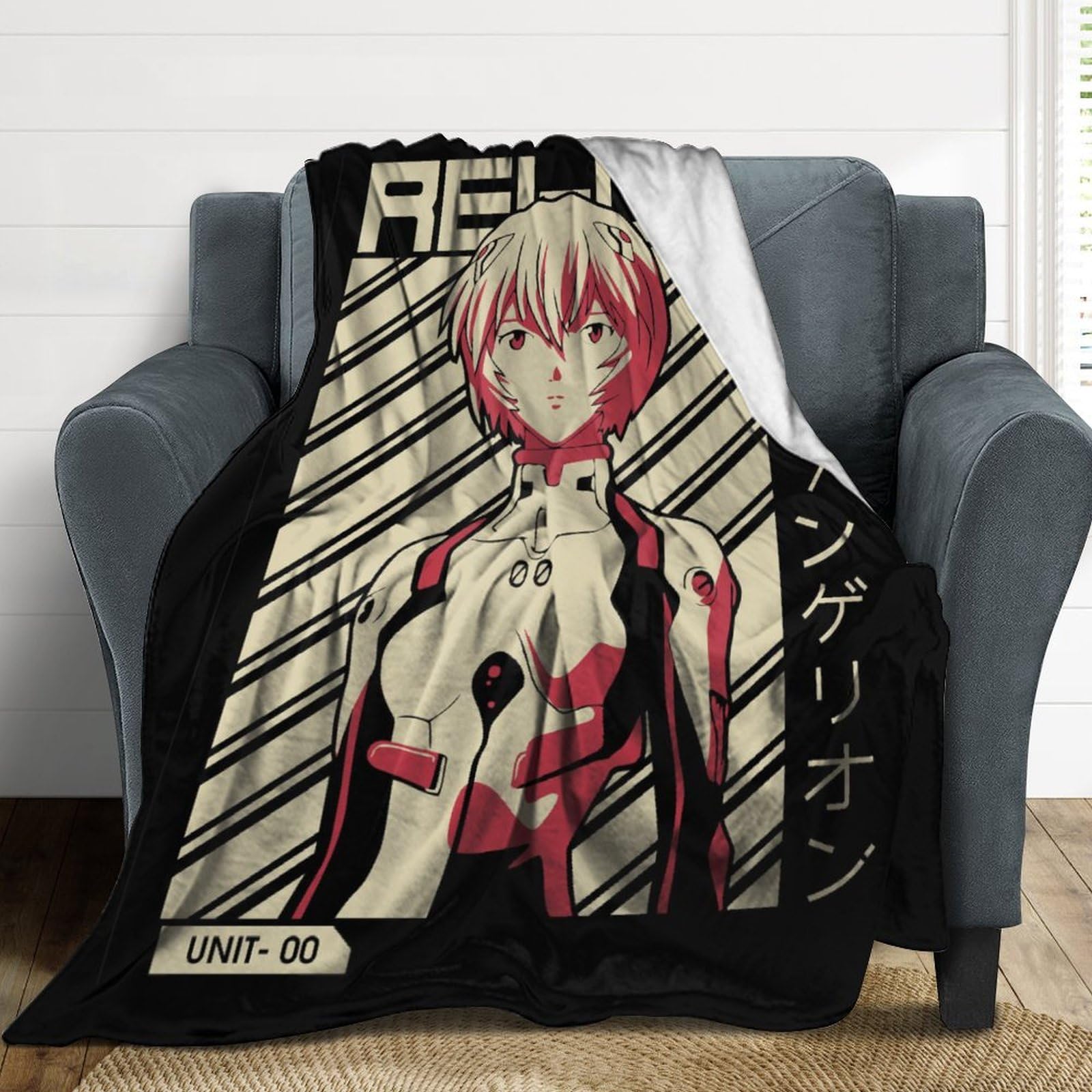 Amazon｜ブランケット 新世紀エヴァンゲリオン 綾波レイ 毛布