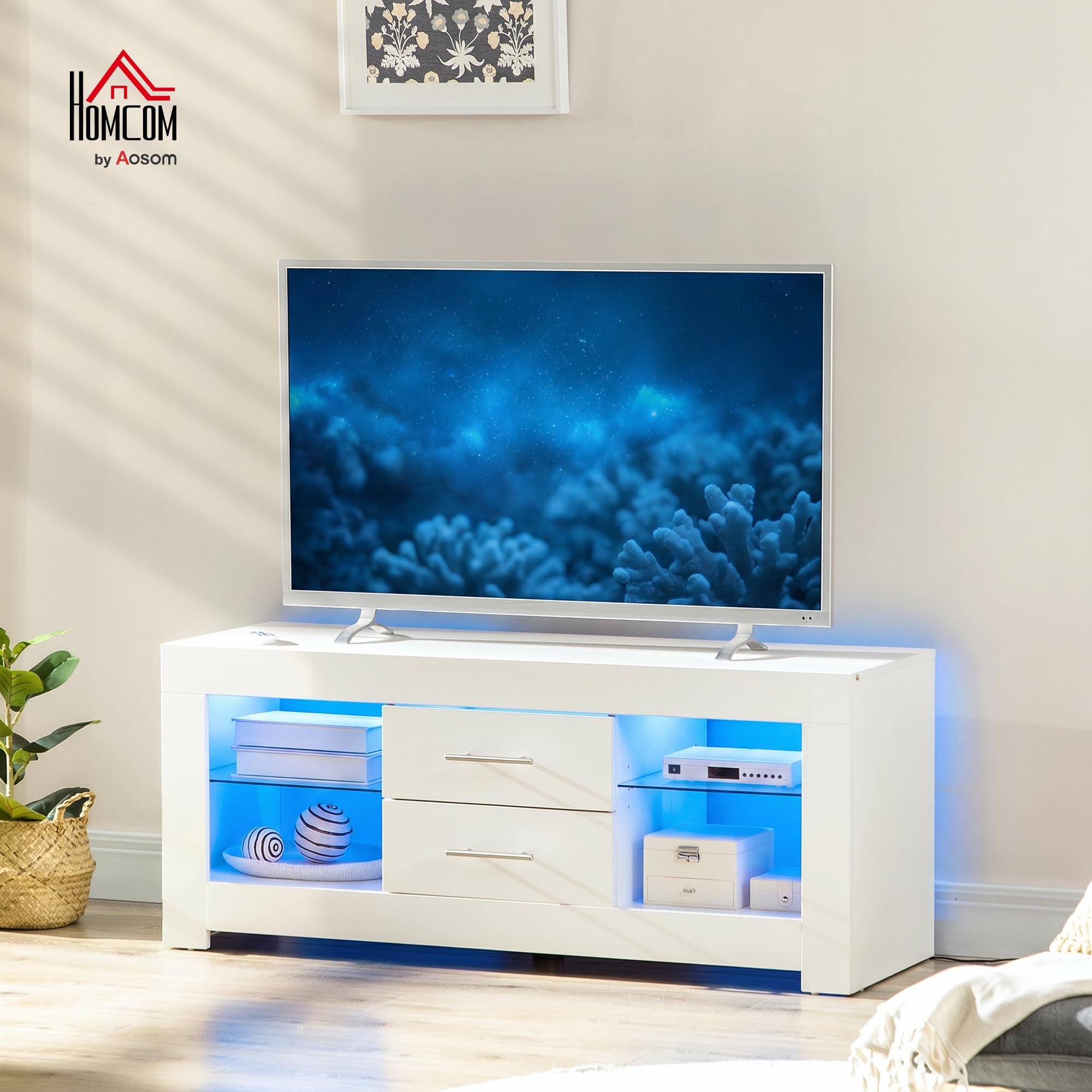 Stipaa TV Stand LED Lights 12 Colore Remoto White - Dettaglio
