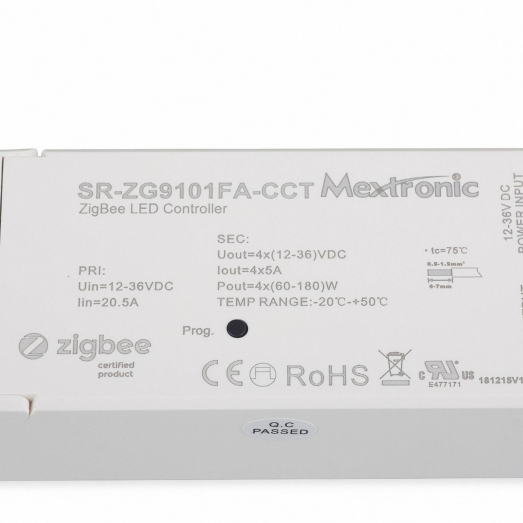 LED CONNEX Zigbee Tunable White Dimmer 12-36V DC bis 4x5A