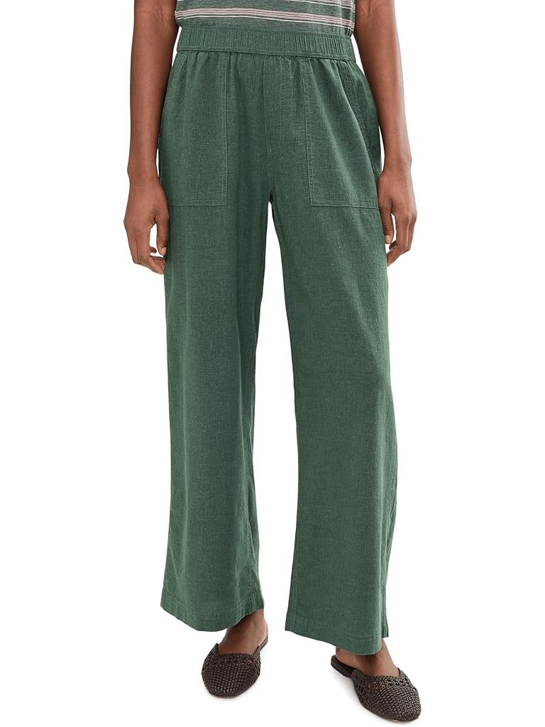 Green Toad&Co Taj Hemp Wide Leg Pants