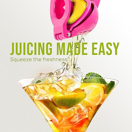 Miniatura 28 de Exprimidor de limón de alta calidad Zulay de metal de alta calidad – Exprimidor manual de prensa de cítricos amarillo & verde