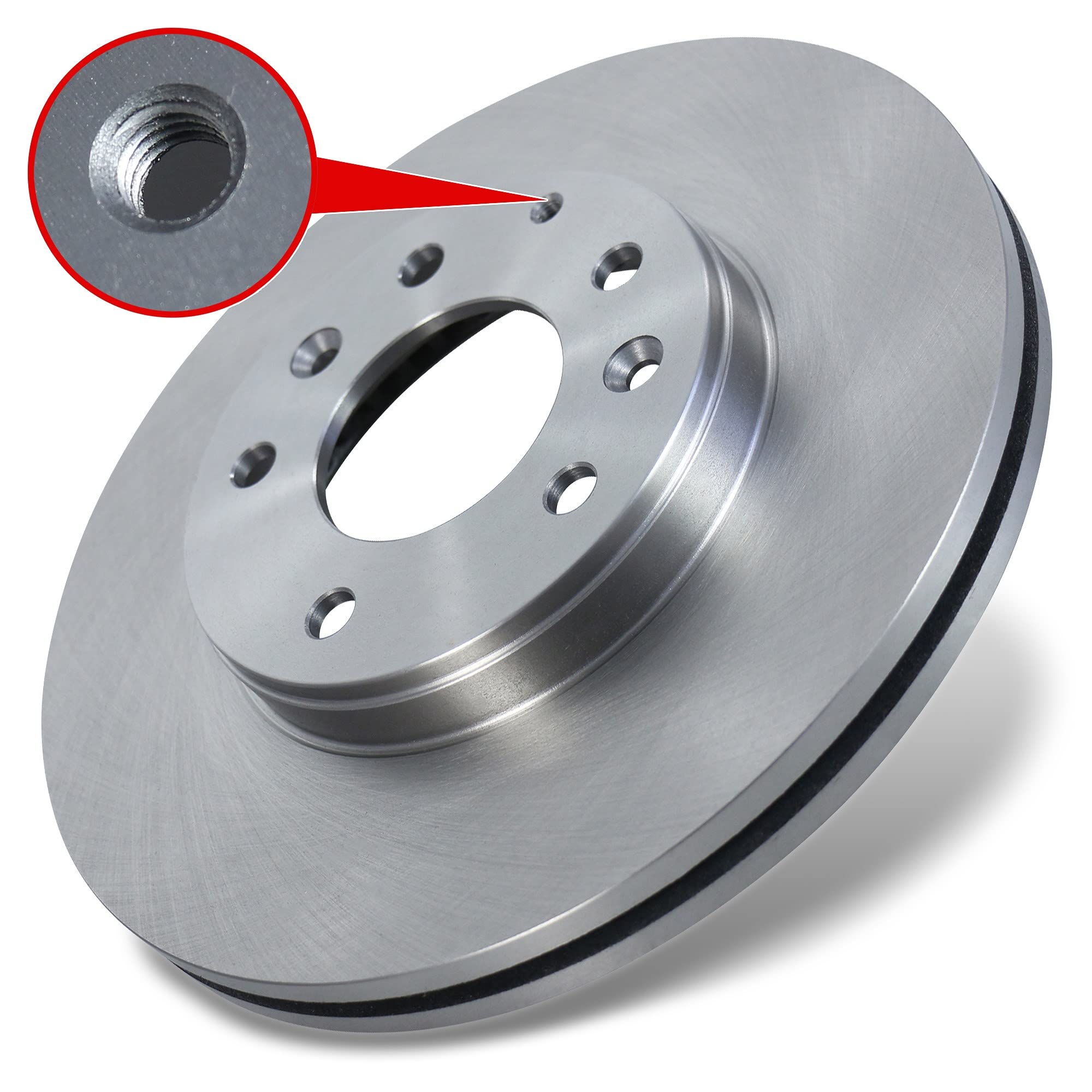 BESTPRICE Bremsenset inkl. Bremsscheiben vorne Ø 282,5 mm + hinten Ø 280 mm + Bremsbeläge vorne und hinten, Kompatibel mit MAZDA 6 Hatchback (GG), 6 Station Wagon (GY), 6 Stufenheck (GG)