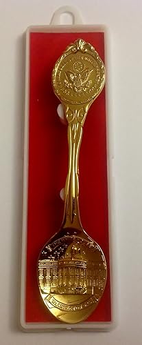 Miniatura 2 de Washington DC Gold Collector's Spoon- Washington DC Souvenirs (Capitolio)