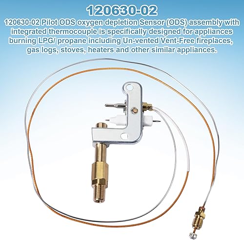 Miniatura 4 de Aillsa 120630-02 Pilot ODS Gas Heater fits for DESA Glo- Warm Vent Free Propane Gas Wall Heaters Dyna Glo Propane Heater- 2000 Watts
