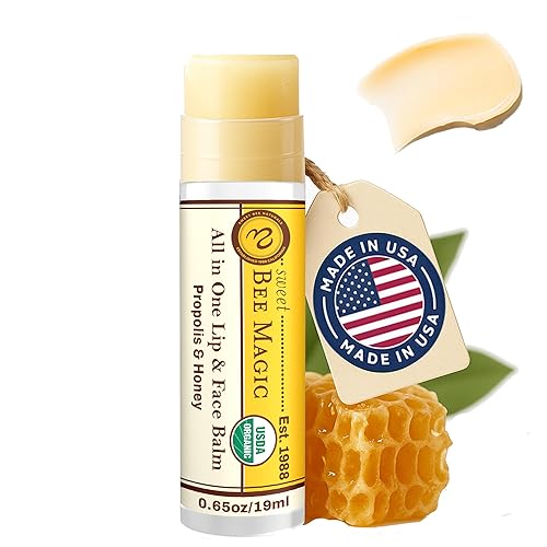 Medicine Mama's Apothecary Sweet Bee Magic Wand - Bálsamo hidratante profundo para cara y cuerpo - Paquete de dos, 0.65 onzas