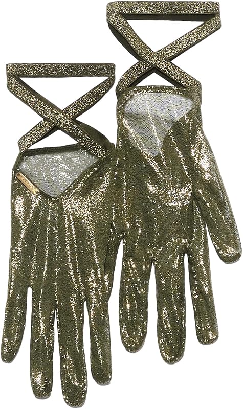 Savage x Fenty Womens Platinum Play Strappy Mesh Gloves