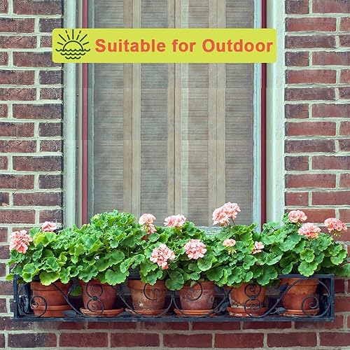 Miniatura 2 de vensovo Macetas de terracota con platillo y 200 almohadillas de malla, paquete de 6 macetas de arcilla de 5 pulgadas, maceta de cerámica para