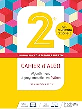 Download Barbazo algo 2nde - Cahier d'exercices - Ed. 2019 PDF