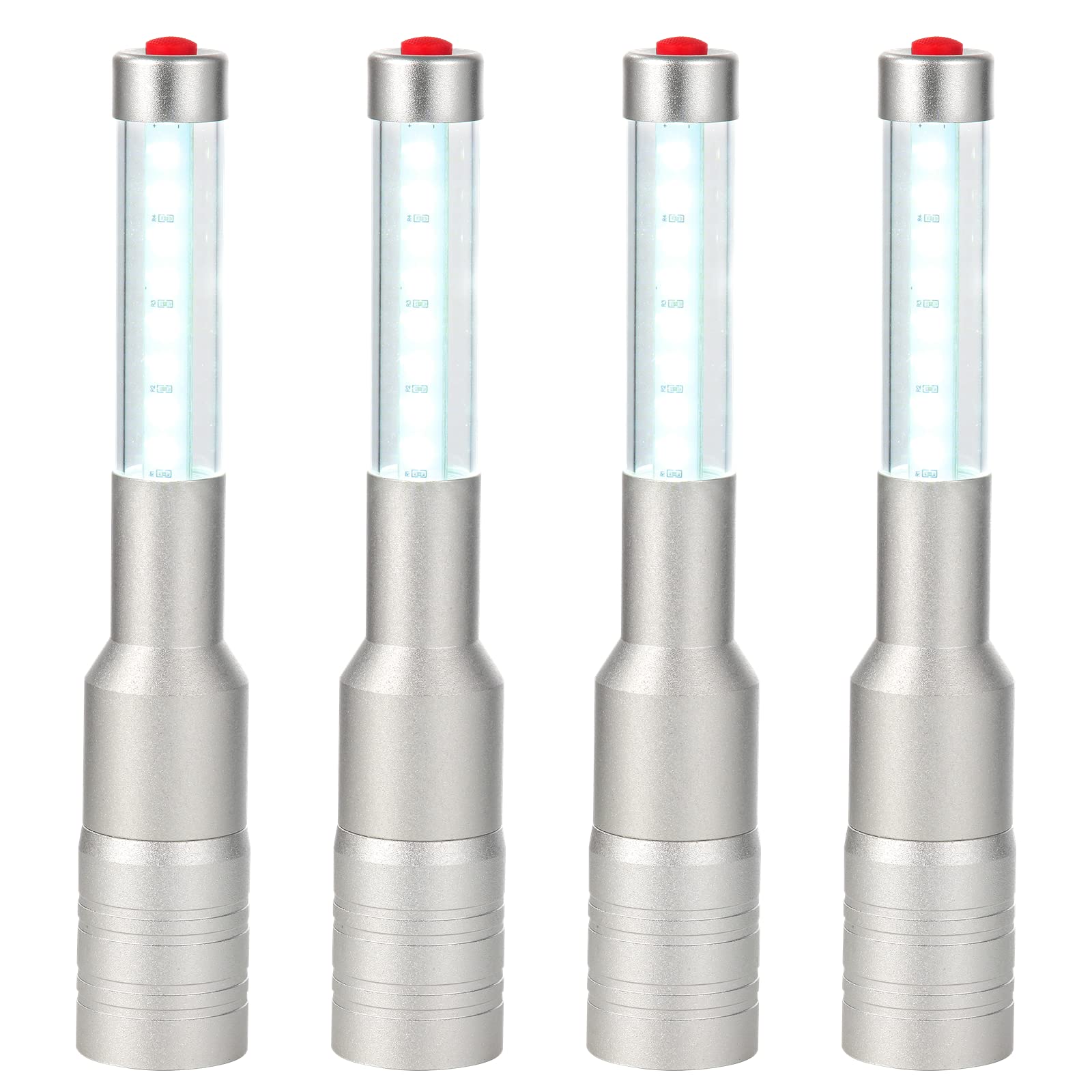 Anjetan 4PCS LED Strobe Baton Lights, Rechargeable Led Bottle Service Lights, Handheld Light Toppers, Champagne Bottle Topper Lights for Nightclubs, Concerts, Parties, Weddings
