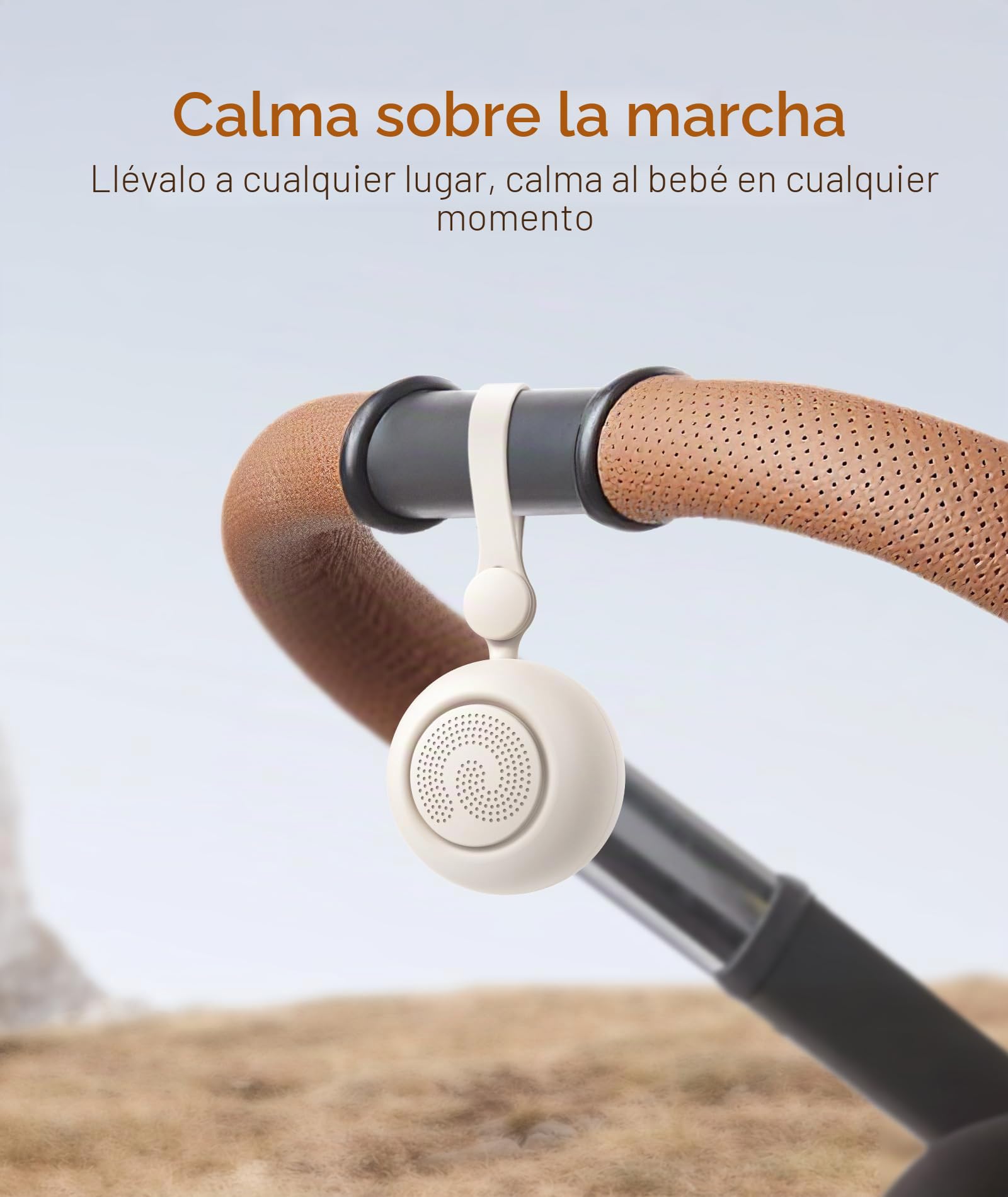Dreamegg Sleep Lite 1 Máquina de Ruido Blanco Portátil Bebé, Maquina Ruido Blanco Bebe con 19 Sonidos, White Noise Machine 30 Volumen 4 Temporizador USB-C Recargable, Regalo Bebe Musica para Dormir