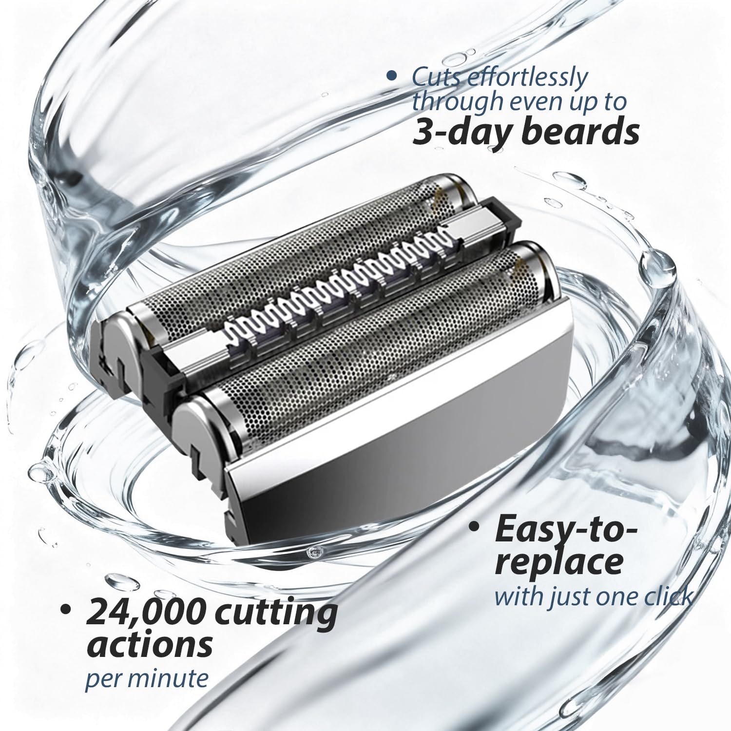 70S Series 7 Foil & Cutters Shaver Replacement Head for Series 7 Electric Razors, Compatible with 720cc, 730cc, 735s, 750cc, 760cc, 790cc,for Men.