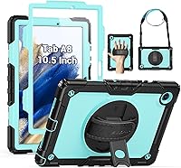Vista 29 de SEYMAC Funda protectora resistente a prueba de golpes para Samsung Galaxy Tab A9 de 8.7 pulgadas 2023 (SM-X110/X115/X117), resistente a prueba
