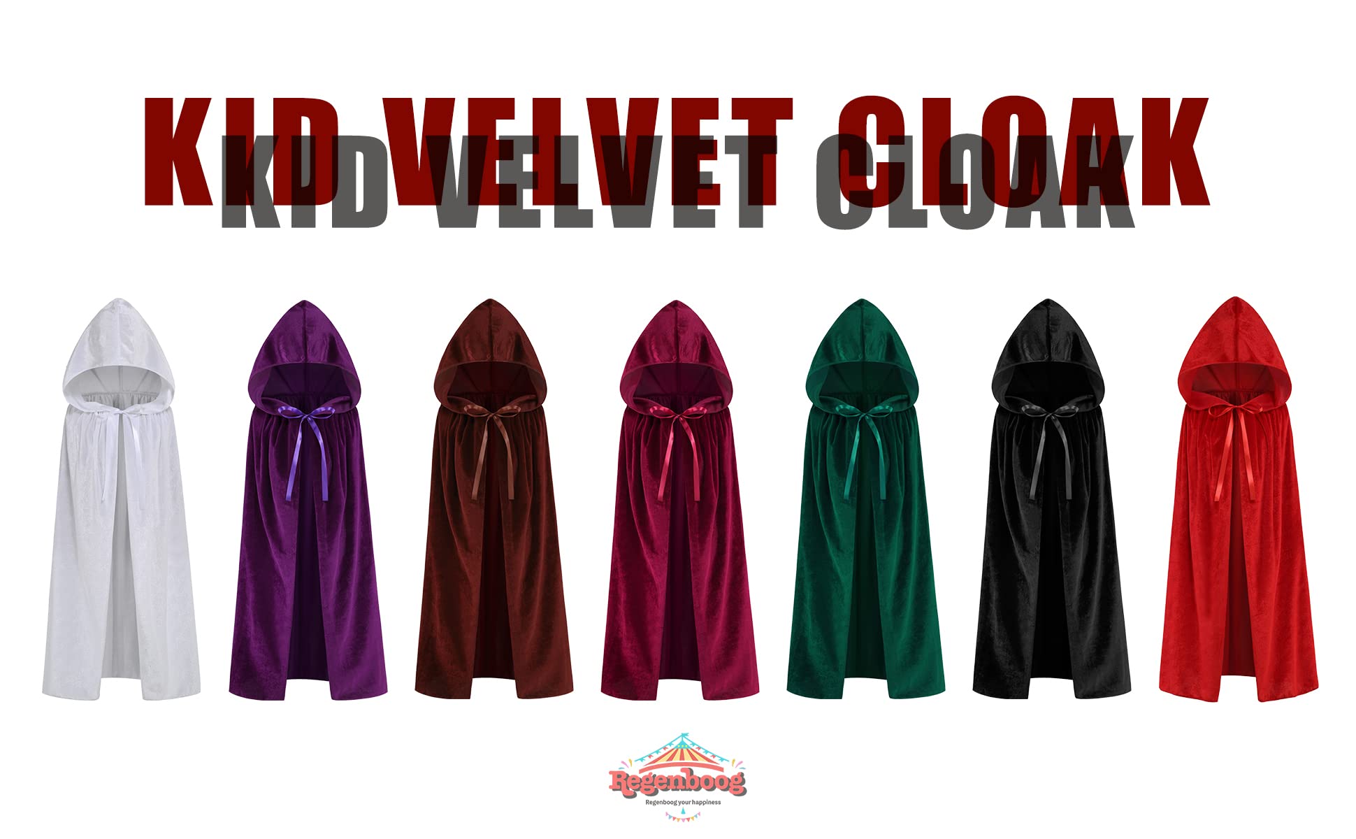 Costume Fête Thème Cape En Velours Clundoo Pour Enfant 100cm - Cape à Capuche Pour Halloween Et Déguisement Longueur 100cm Velours Costume Fête Thème Cape En Velours Clundoo Pour Enfant 100cm - Cape à Capuche Pour Halloween Et Déguisement Longueur 100cm Velours