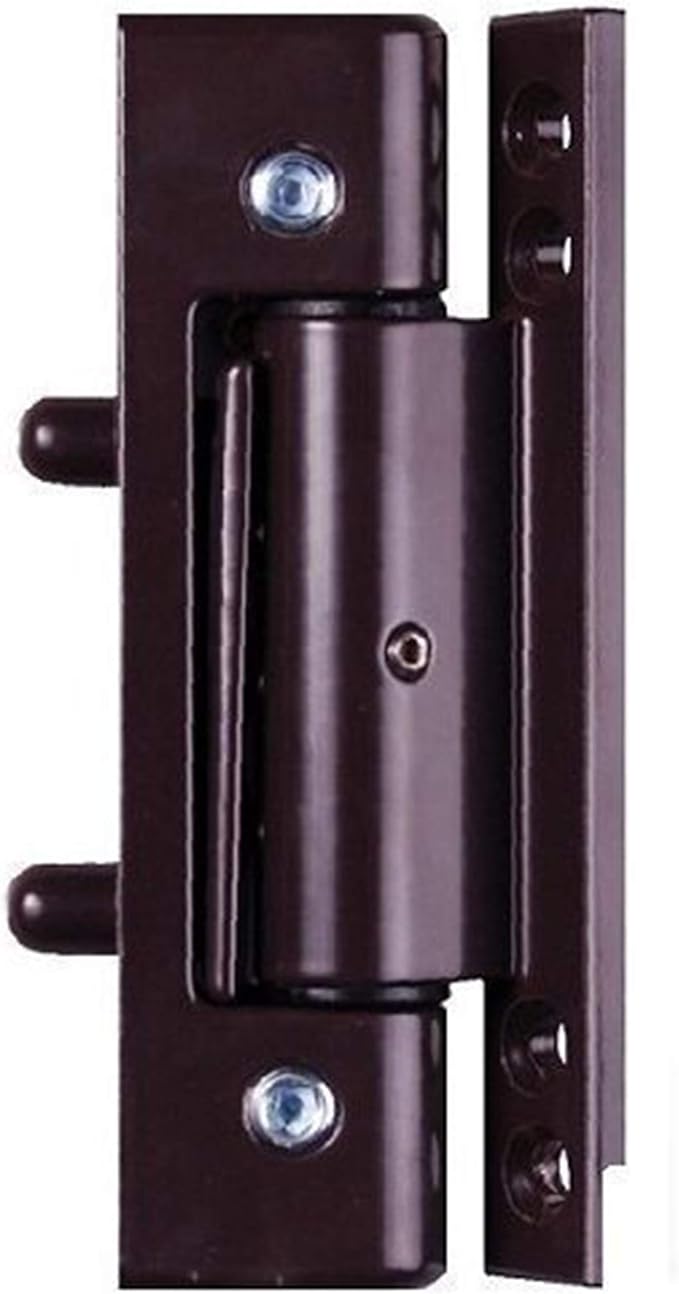 Brown uPVC Door Angled Butt Hinge 115mm Hinge Double