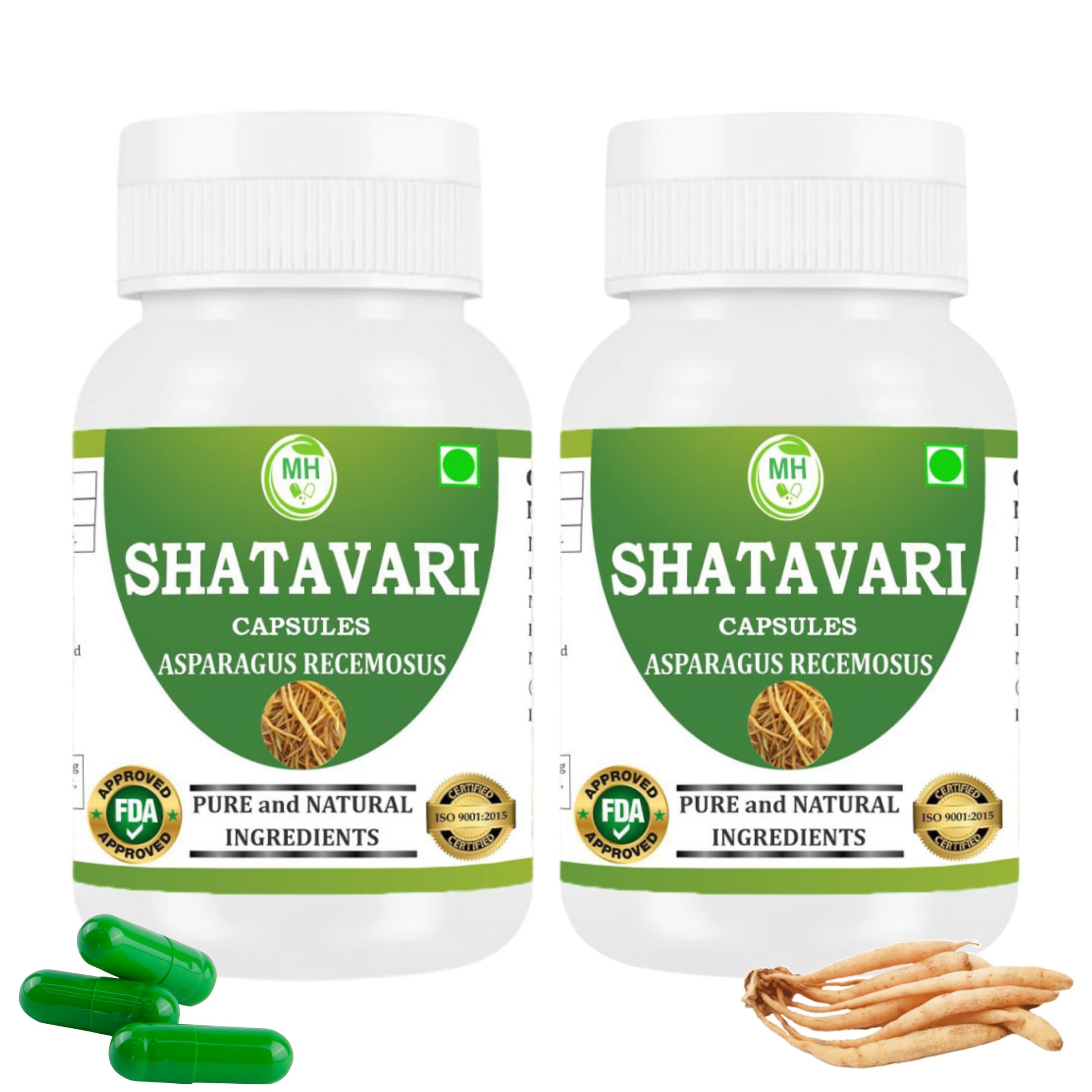 SHATAVARI Capsules – 60 Veg Capsules | Pure Asparagus Racemosus Extract | Natural Ayurvedic Supplement for Wellness & Balance (pack of 1) — Amazon image 6