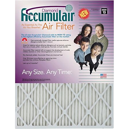 30 X 36 X 2 Accumulair Diamond Filter Merv 13 Replacement Furnace Filters Amazon Com Industrial Scientific