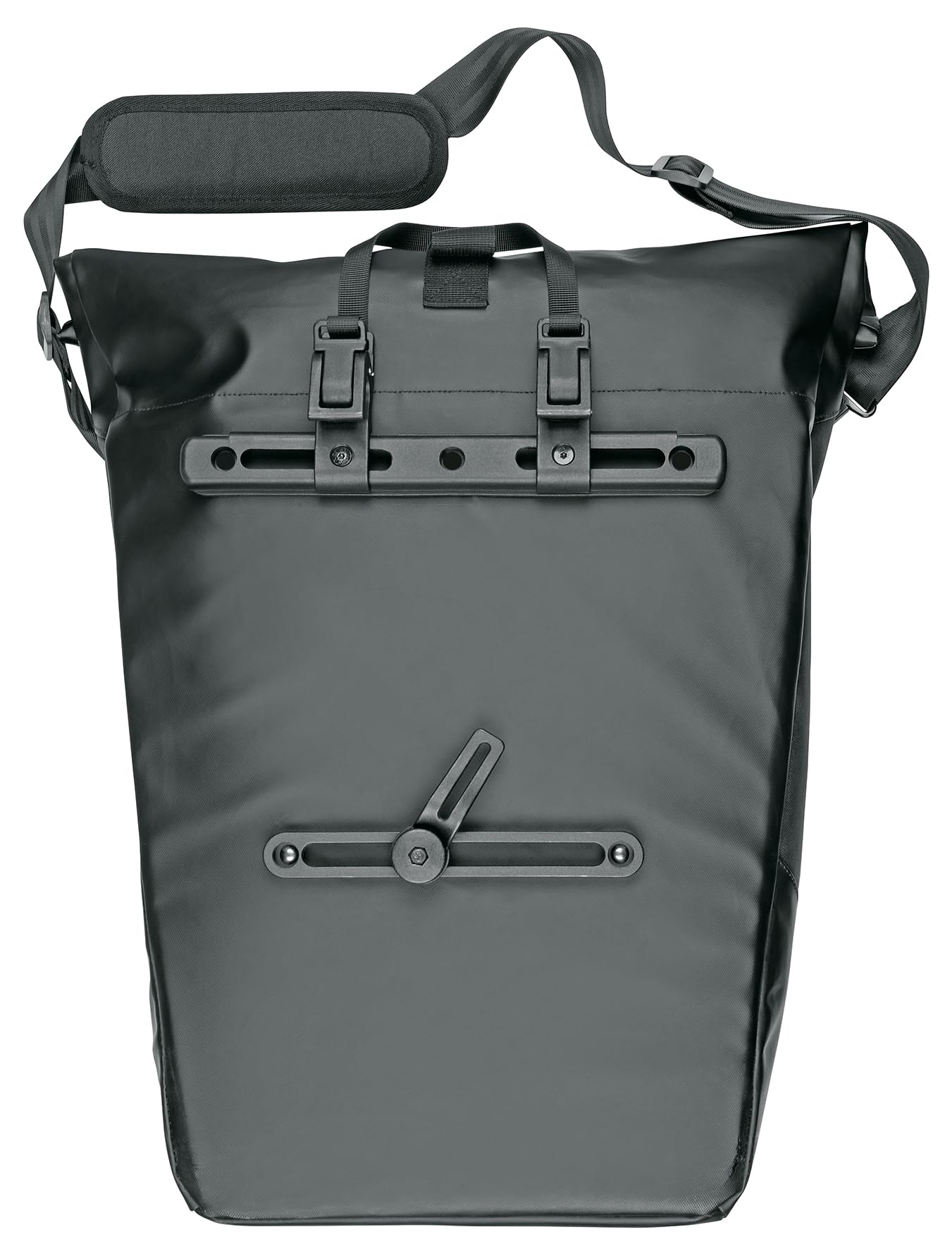 SKS GERMANY Infinity Urban Sidebag torba na bagażnik (torba rowerowa, torba boczna na bagażnik, wodoodporna, kieszeń na laptopa, rolowana, paski odblaskowe, może być również używana jako torba na
