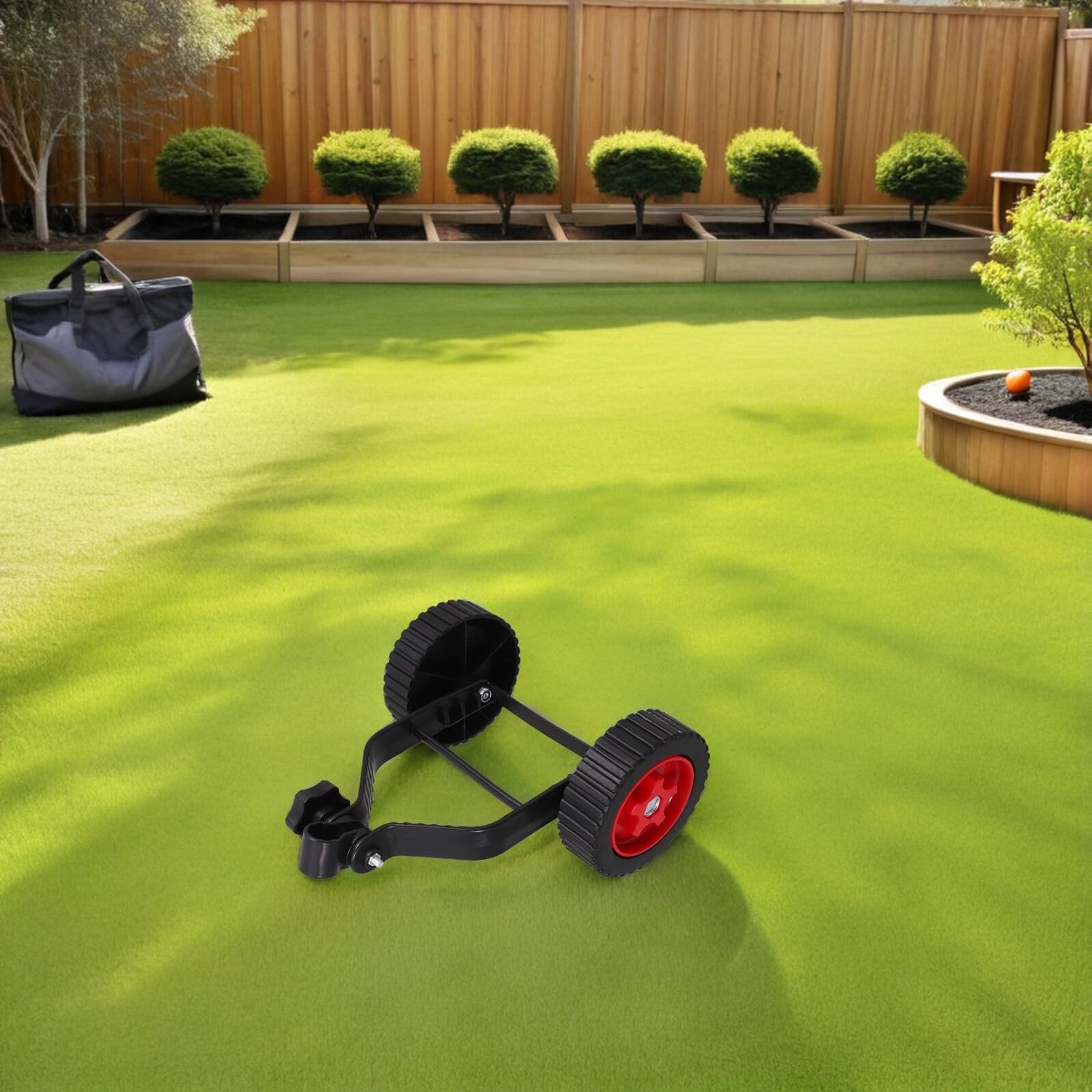 Levemolo 2 Piezas Accesorios para Cortacésped Cabezal De Corte Ruedas De Repuesto para Desbrozadora Rueda para Cortacésped Desbrozadora De Césped PP