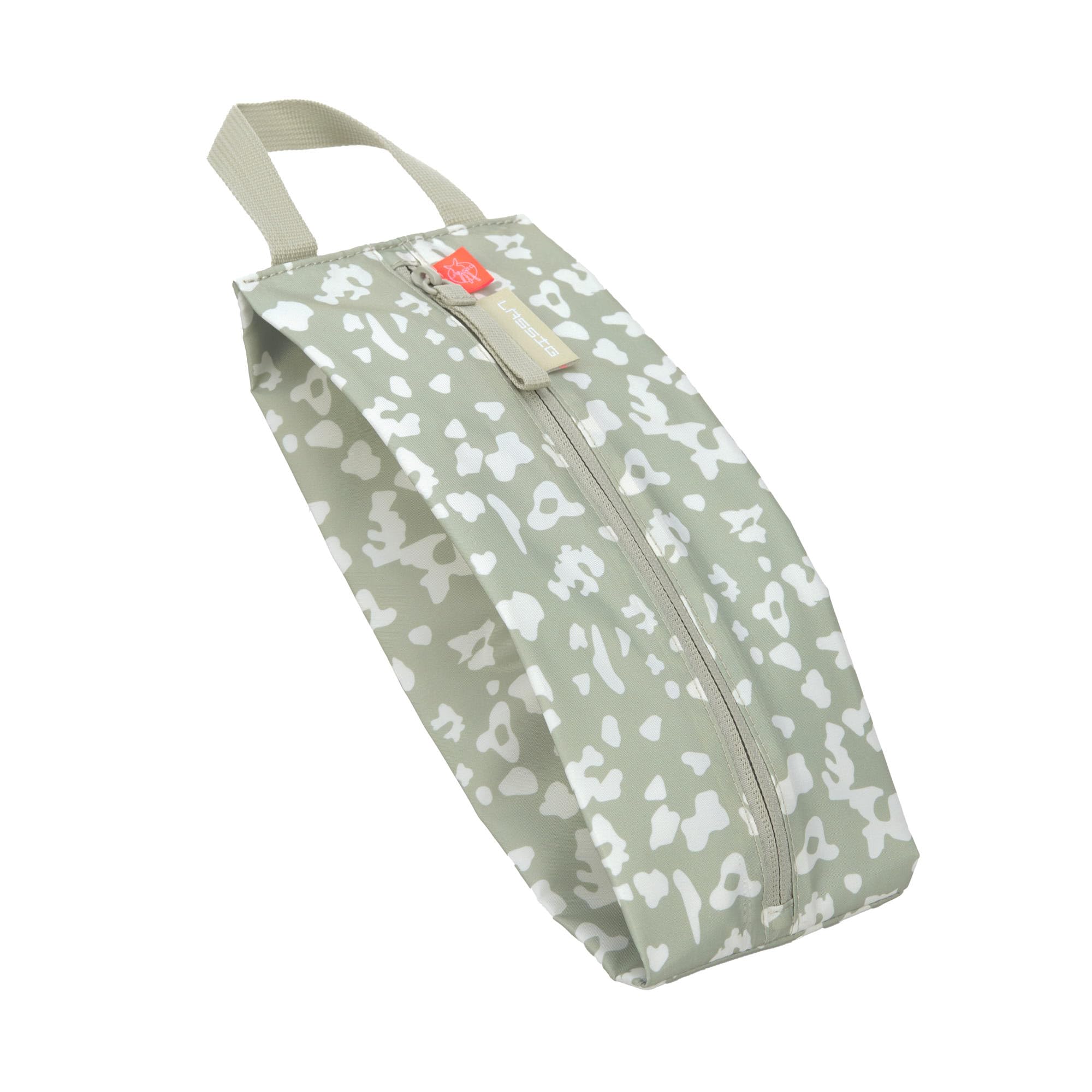 LÄSSIG Baby Kinder Isolierbeutel Flaschentasche kleine Kühltasche mit isoliertem Stauraum/Insulated Pouch Leo Light Khaki