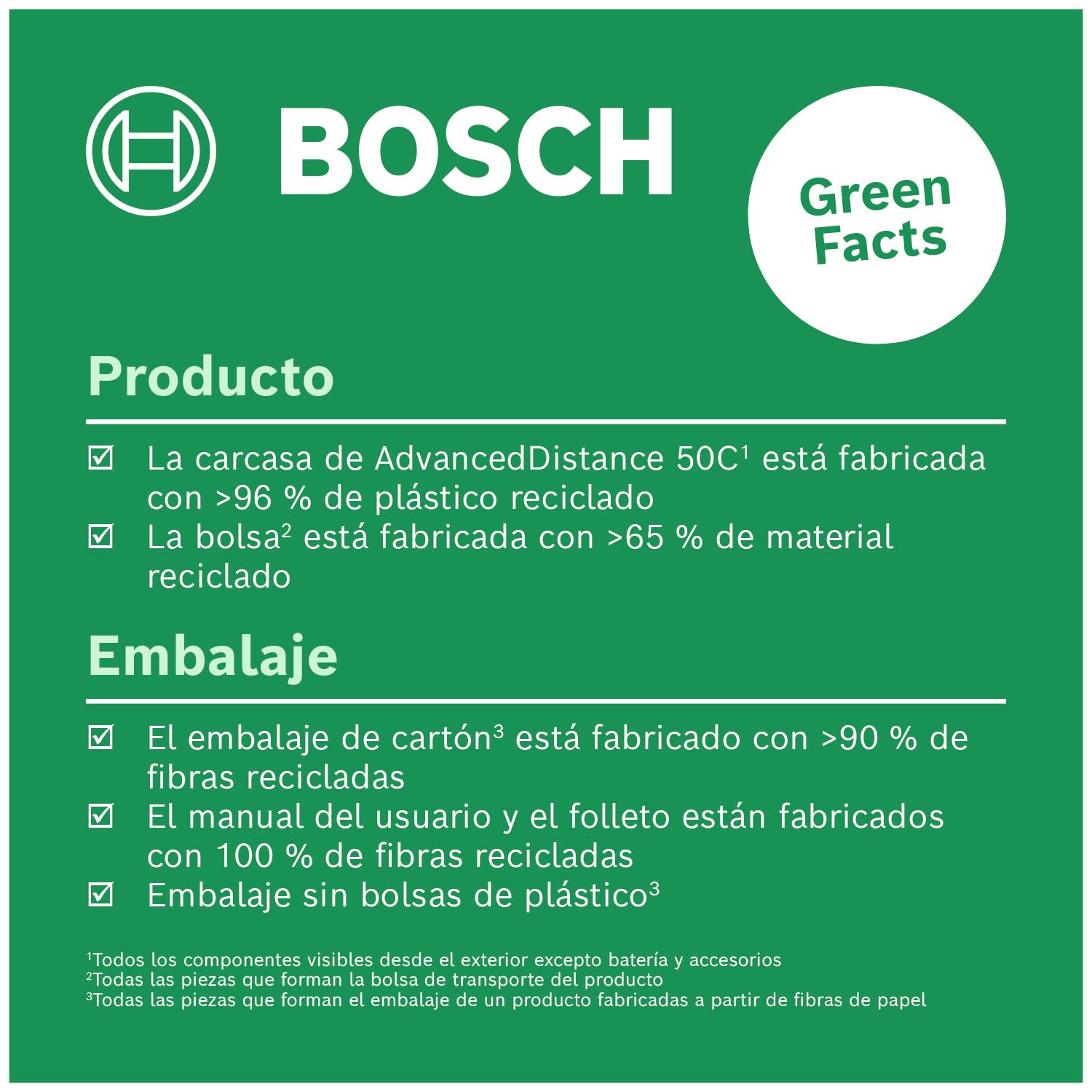 Bosch AdvancedDistance 50C Medidor Láser (mide con precisión distancias de hasta 50 m, pantalla táctil, diferentes funciones de medición con asistencia integrada, en caja de cartón)
