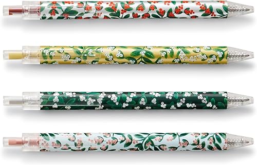 Miniatura 2 de RIFLE PAPER CO. Paquete de bloc de notas y bolígrafo de gel  Bloc de notas de Navidad para listas de tareas, notas y entradas de diario, regalos de