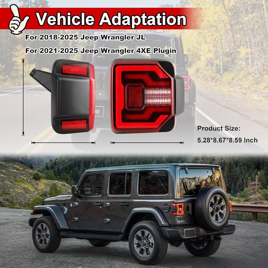 jl ラングラー　純正　テールランプ ハロゲン　スポーツ　jeep Amazon.com: Wrangler JL Tail light, Wrangler JL Tail Light