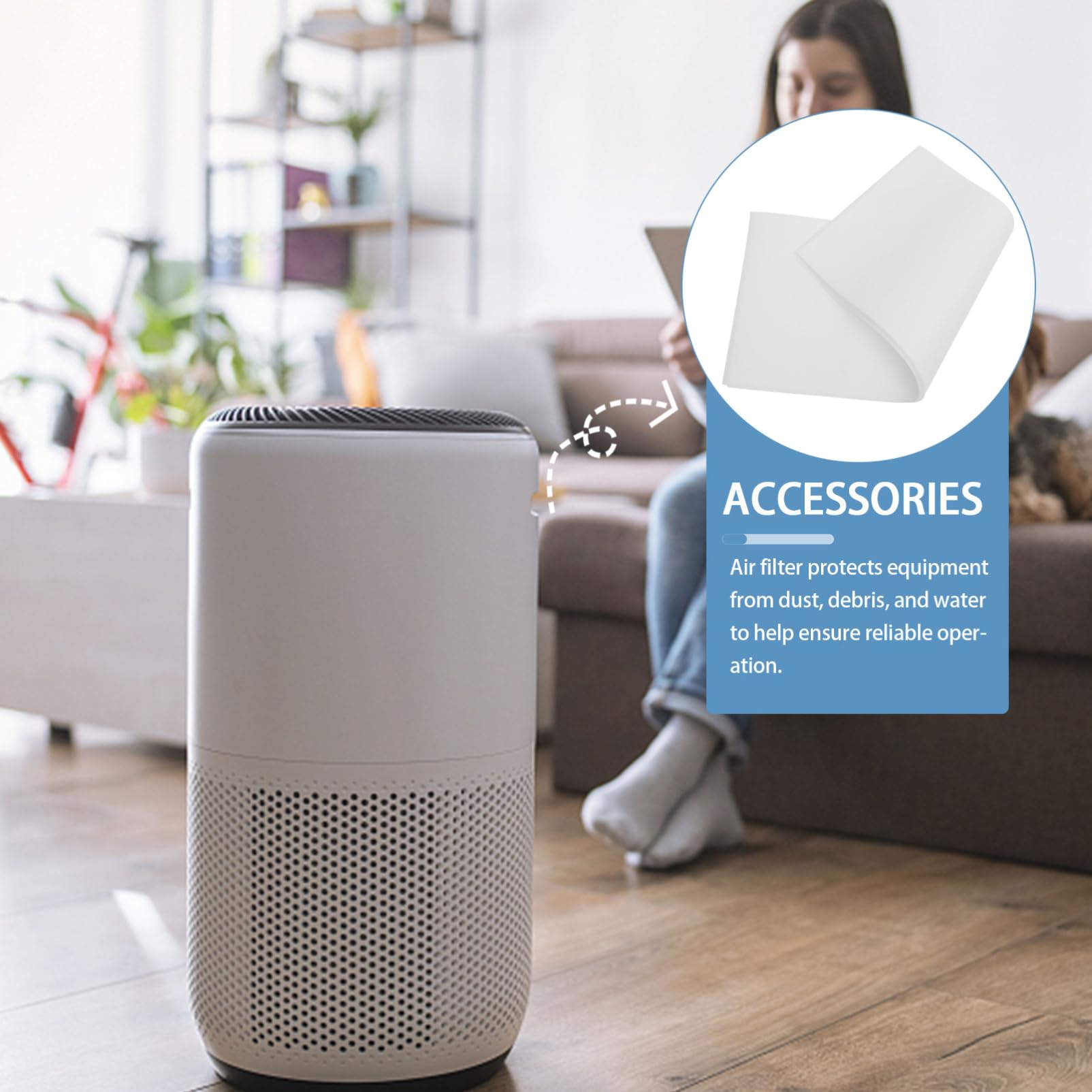 ULTECHNOVO 20pezzi Filtri Per Condizionatori Per e Inquinamento Per Umidificatori e Casa