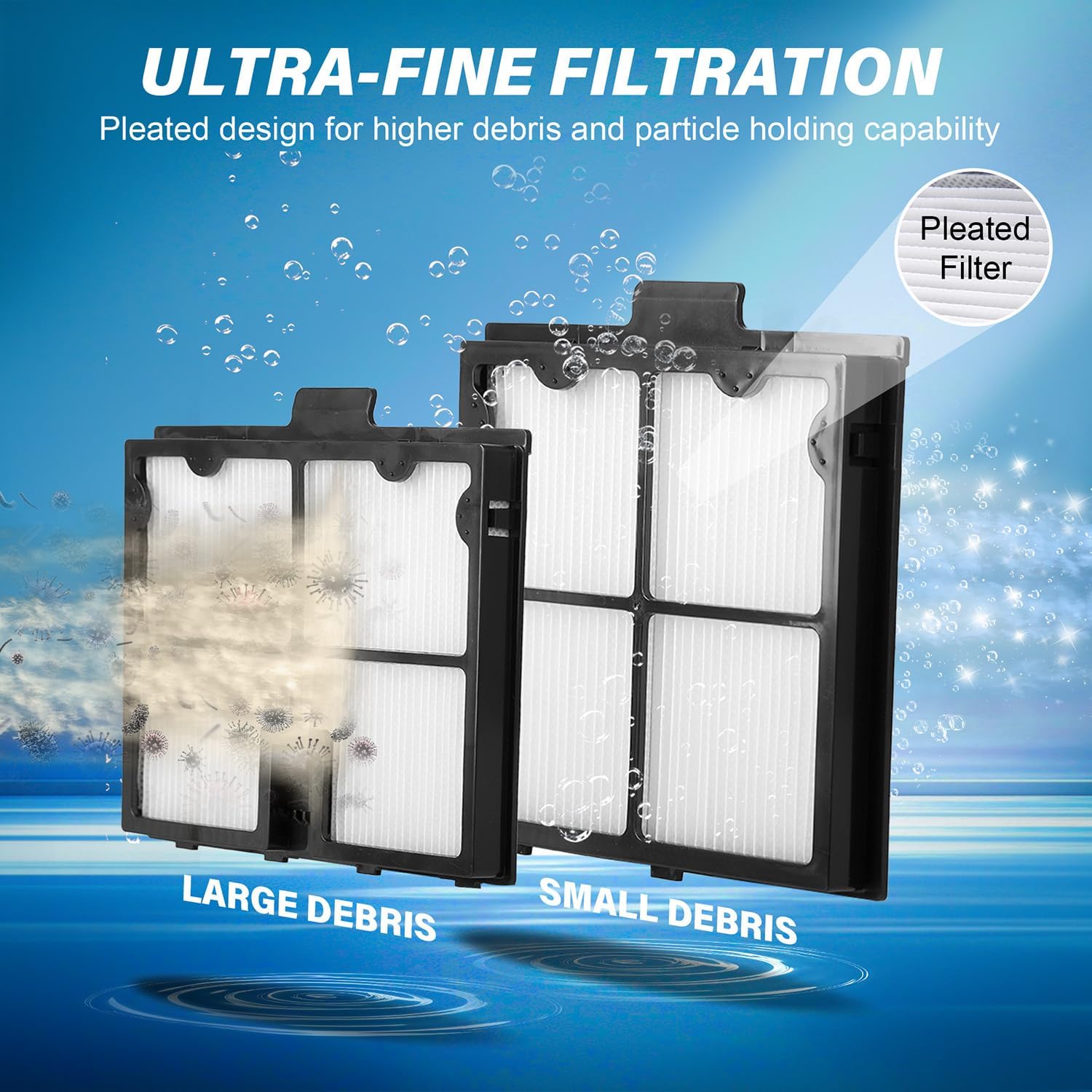 9991460-R1, Ultra Fine Filtration Basket Compatible with Dol-phin Robotic Pool Cleaners S50, S100, Active 10 & 15, Echo T15 & T25, Nautilus CC, Encore, E10, Solo, and Advantage