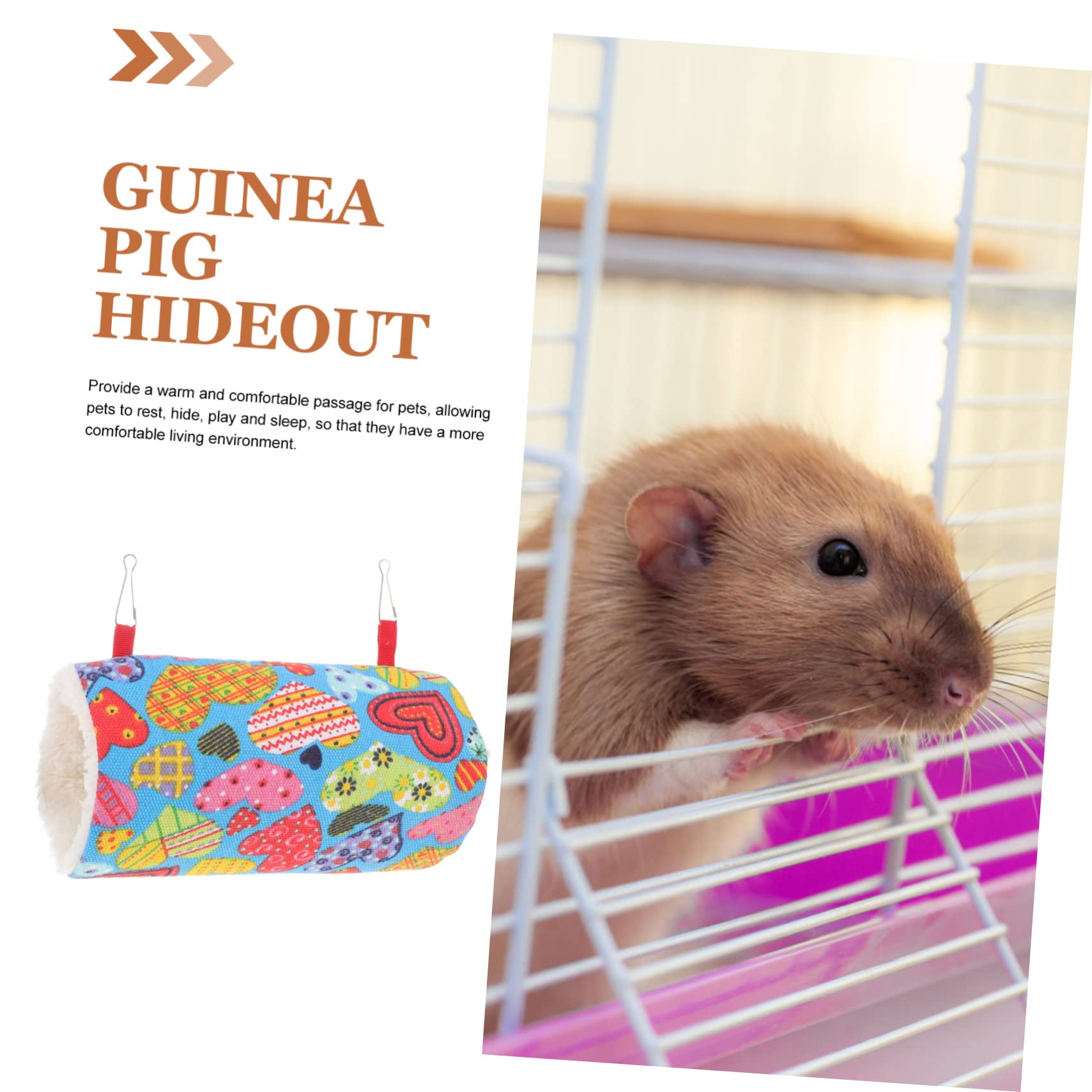 BESPORTBLE 5pezzi Tunnel Per Criceti e Piccoli Animali Rifugio Invernale Caldo e Confortevole Giocattolo Appeso Per Porcellini Chinchilla e Furetti Accessori Per Gabbie e Divani